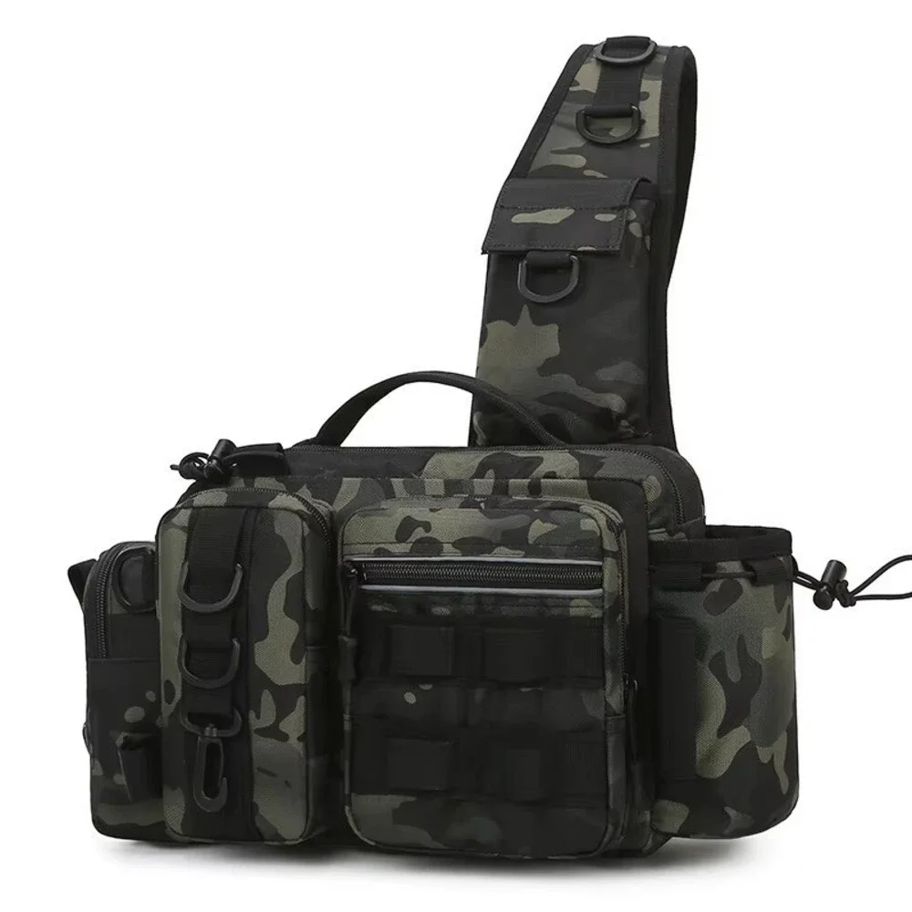 Sling Lure Fishing Tackle Bag Shoulder Pack Case Tackle Waist Fanny Bag